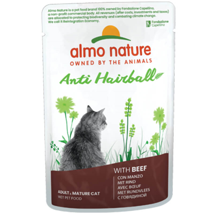 Almo Nature Holistic Anti-Hairball - govedina - 70 g