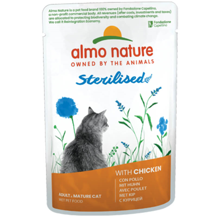 Almo Nature Holistic Sterilised - piščanec - 70 g