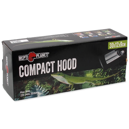 Repti Planet držalo za žarnico Compact Hood - 30 x 12 x 9 cm