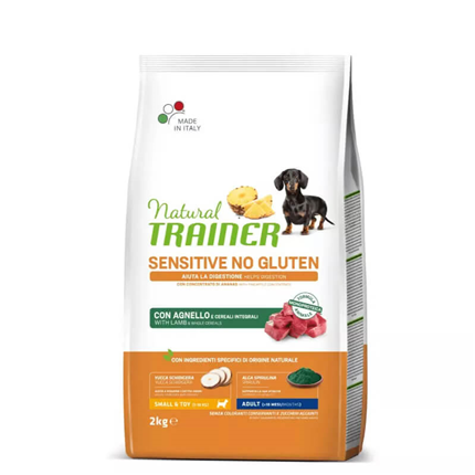 Natural Trainer Sensitive No Gluten Adult Mini - ovca