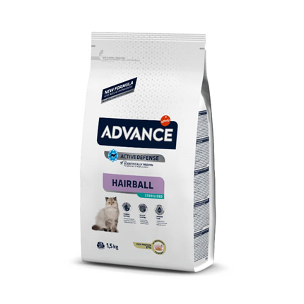 Advance Adult Hairball Sterilized - puran - 1,5 kg