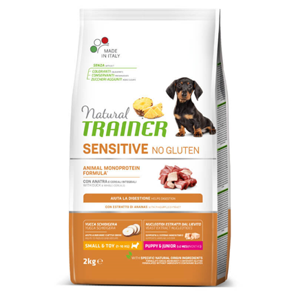 Natural Trainer Sensitive No Gluten Puppy & Junior Mini - raca