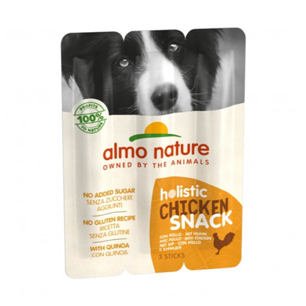 Almo Nature Holistic Snack Stick, piščanec - 3 x 10 g