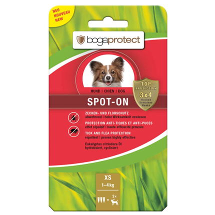 Bogaprotect Spot-On pipeta - XS (1-4 kg)