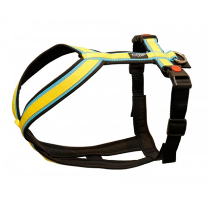 TrOP oprsnica Base Harness, rumeno modra - S