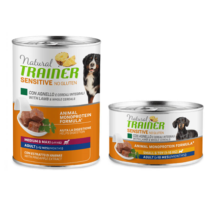 Natural Trainer No Gluten Adult - ovca in žito