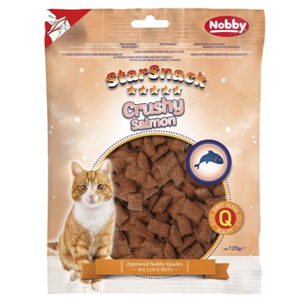 Nobby Starsnack blazinice Crushy losos - 125 g