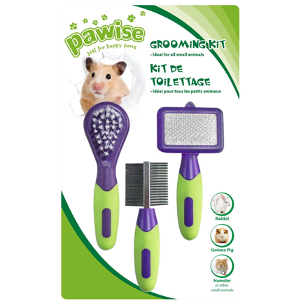 Pawise grooming set za glodalce, 3 v 1