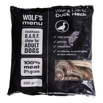 Wolf's Menu mesnate žvečljivke - račji vratovi - 500 g