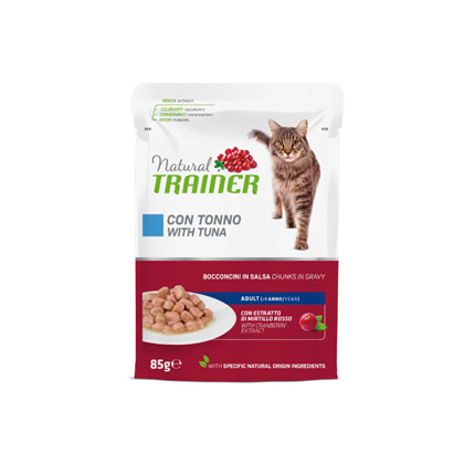 Natural Trainer Cat Adult, vrečka - tuna - 85 g