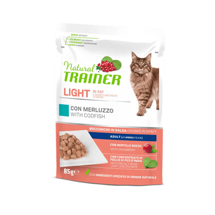 Natural Trainer Cat Light In Fat, vrečka - polenovka - 85 g