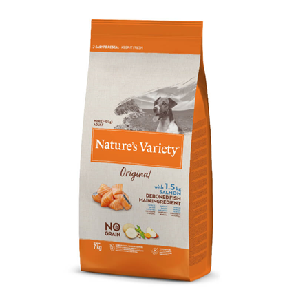 Nature's Variety Original No grain Dog Mini Adult - losos