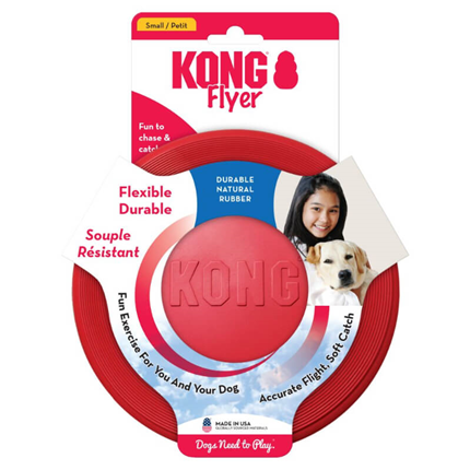 KONG frizbi Flyer small - fi 17 cm