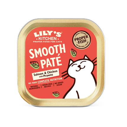 Lily's Kitchen Smooth Paté Adult - losos, piščanec, svinjina in kozice