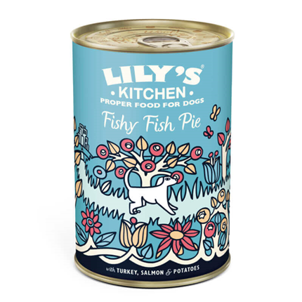 Lily's Kitchen Fishy Fish Pie  Adult - puran, losos in slanik - 400 g