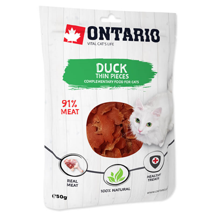 Ontario Cat posladek tanke rezine - raca - 50 g