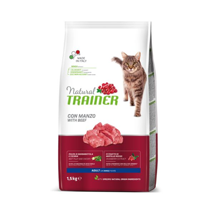 Natural Trainer Cat Adult, govedina