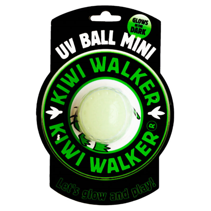 Kiwi Walker guma TPR svetleča žoga mini - 5 cm