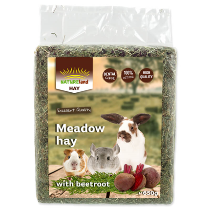Nature Land seno z rdečo peso - 650 g