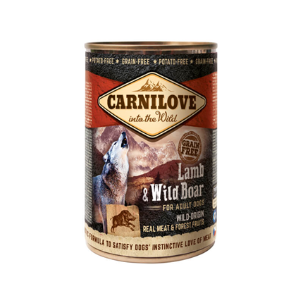 Carnilove Dog Adult - ovca & divji prašič, 400g