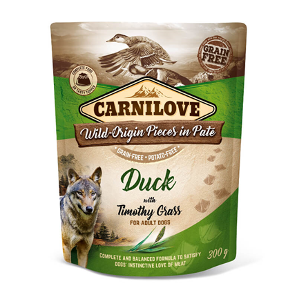 Carnilove Dog Adult - raca & travniški mačji rep, vrečka 300g