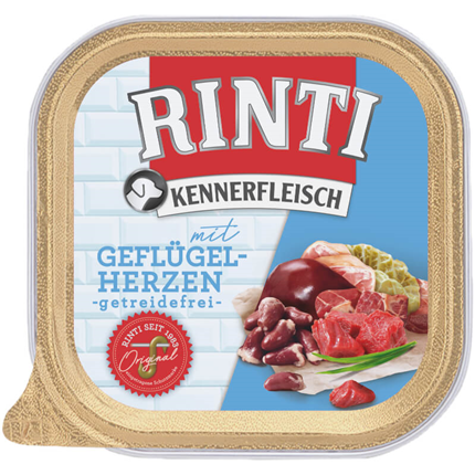 Rinti Kennerfleisch alutray - piščančji srčki - 300 g