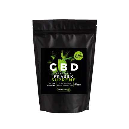 Astra Pet&Vet Supreme CBD konopljin prašek za pse in mačke, 65 g