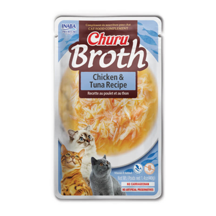 Inaba Cat Churu Broth, piščanec in tuna - 40 g