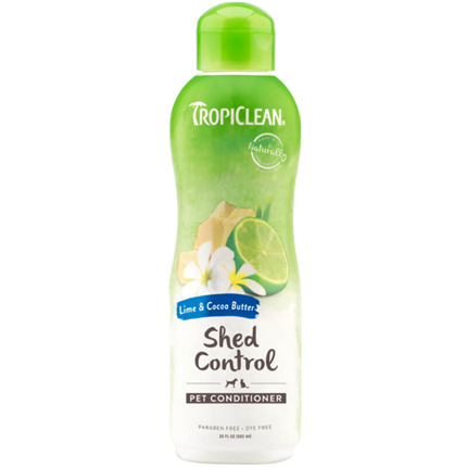 TropiClean Shed Control balzam za dlako, limeta in kokosovo maslo - 355 ml