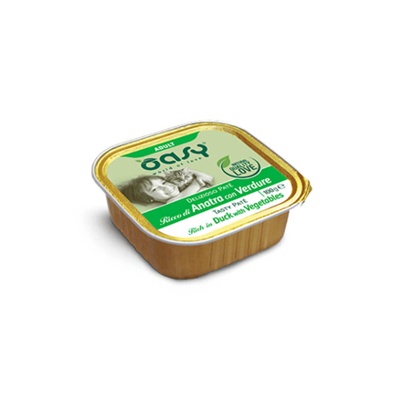 Oasy Tasty Paté Adult raca, paté v posodici - 100 g