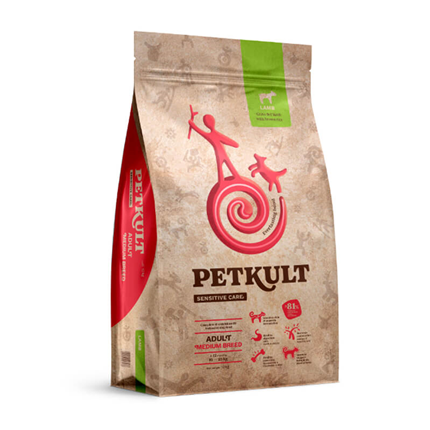 Petkult Sensitive Care Adult, medium - jagnjetina