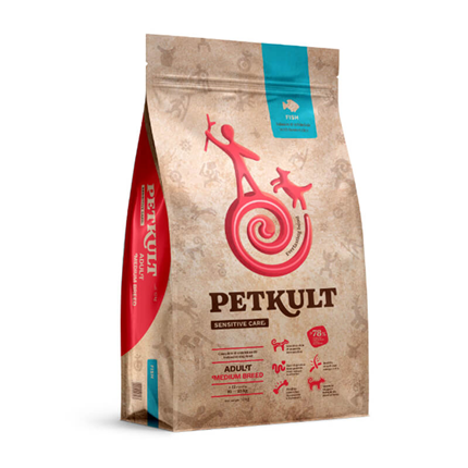 Petkult Sensitive Care Adult, medium - riba