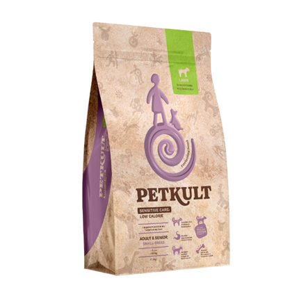 Petkult Sensitive Care Adult Low Calorie, mini - jagnjetina