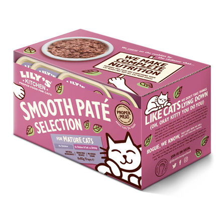 Lily's Kitchen Smooth Paté Mature - pašteta, 2 okusa - 8 x 85 g