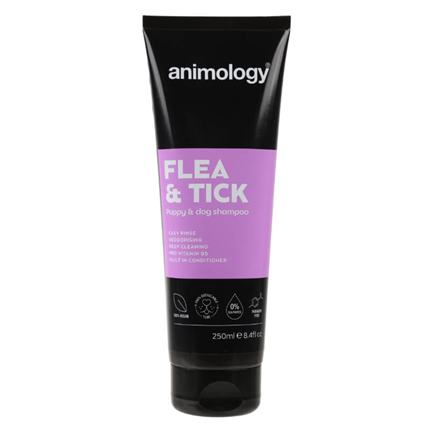 Animology Flea & Tick antiparazitni šampon, olje čajevca in neema - 250 ml