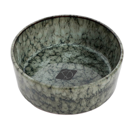 D&D Home keramična posoda Jasper, marmorno zelena - 13 x 4,4 cm / 350 ml