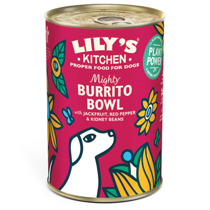 Lily's Kitchen Mighty Burrito Bowl Adult - kruhovec, rdeča paprika, fižol - 400 g