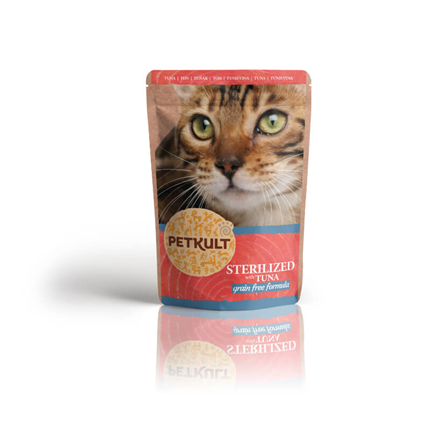 Petkult Cat Adult Sterilised - tuna - 100 g