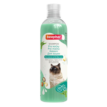 Beaphar šampon za mačke z oljem makadamije & aloe vero - 250 ml