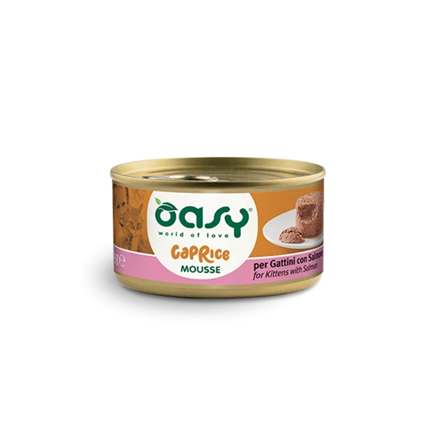 Oasy Caprice Mousse Kitten losos, mousse v konzervi - 85 g