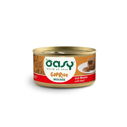 Oasy Caprice Mousse Adult govedina, mousse v konzervi - 85g