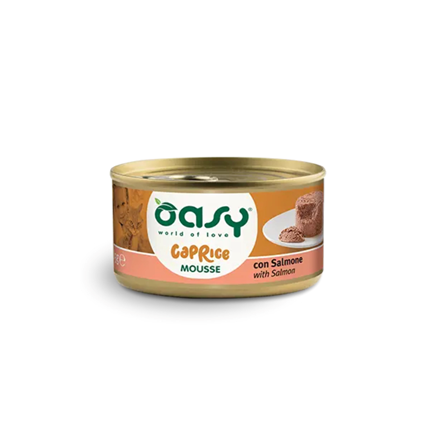 Oasy Caprice Mousse Adult losos, mousse v konzervi - 85g