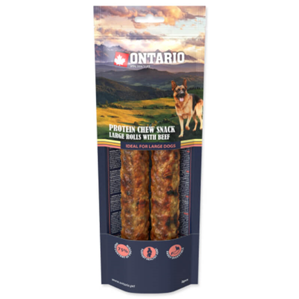 Ontario Dog Protein posladek palčke 2/1 - govedina, 25,4 cm