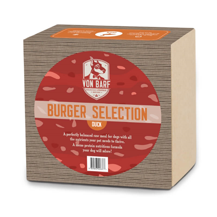Von Barf Burger Selection, raca - 1kg (5 x 200 g)