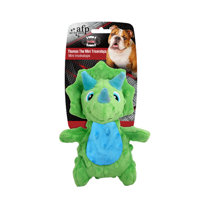All For Paws My T-Rex plišasti triceratop Thomas - 18 cm