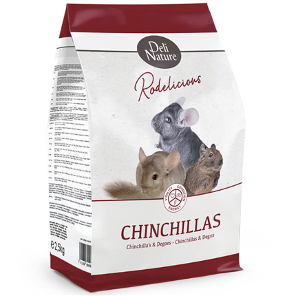 Deli Nature Rodelicious hrana za činčile in deguje - 2,5 kg