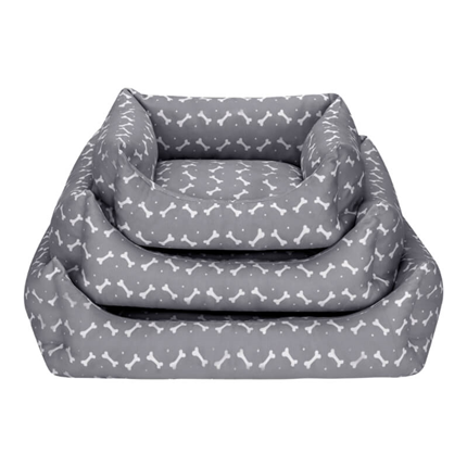 Pet Comfort oglato ležišče Uniform, različne velikosti - sivo