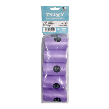 Enjoy Fresh Scent Ultra Strong odišavljene drečke, vijolične - 10 x 20 kos