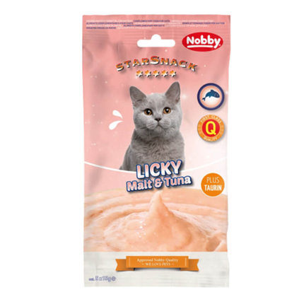 Nobby StarSnack Cat Licky krema, tuna in slad - 5 x 15 g