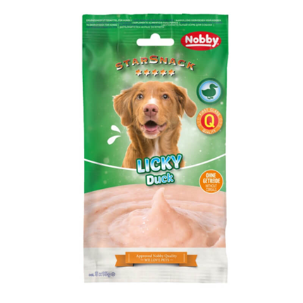 Nobby StarSnack Dog Licky krema, raca - 5 x 15 g